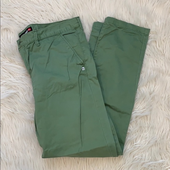 Quiksilver Other - Men's Quiksilver Green Chino Pants - 40